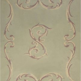 French Art Deco Vintage Abstract Cream Beige Flatweave Wool Rug BB2797