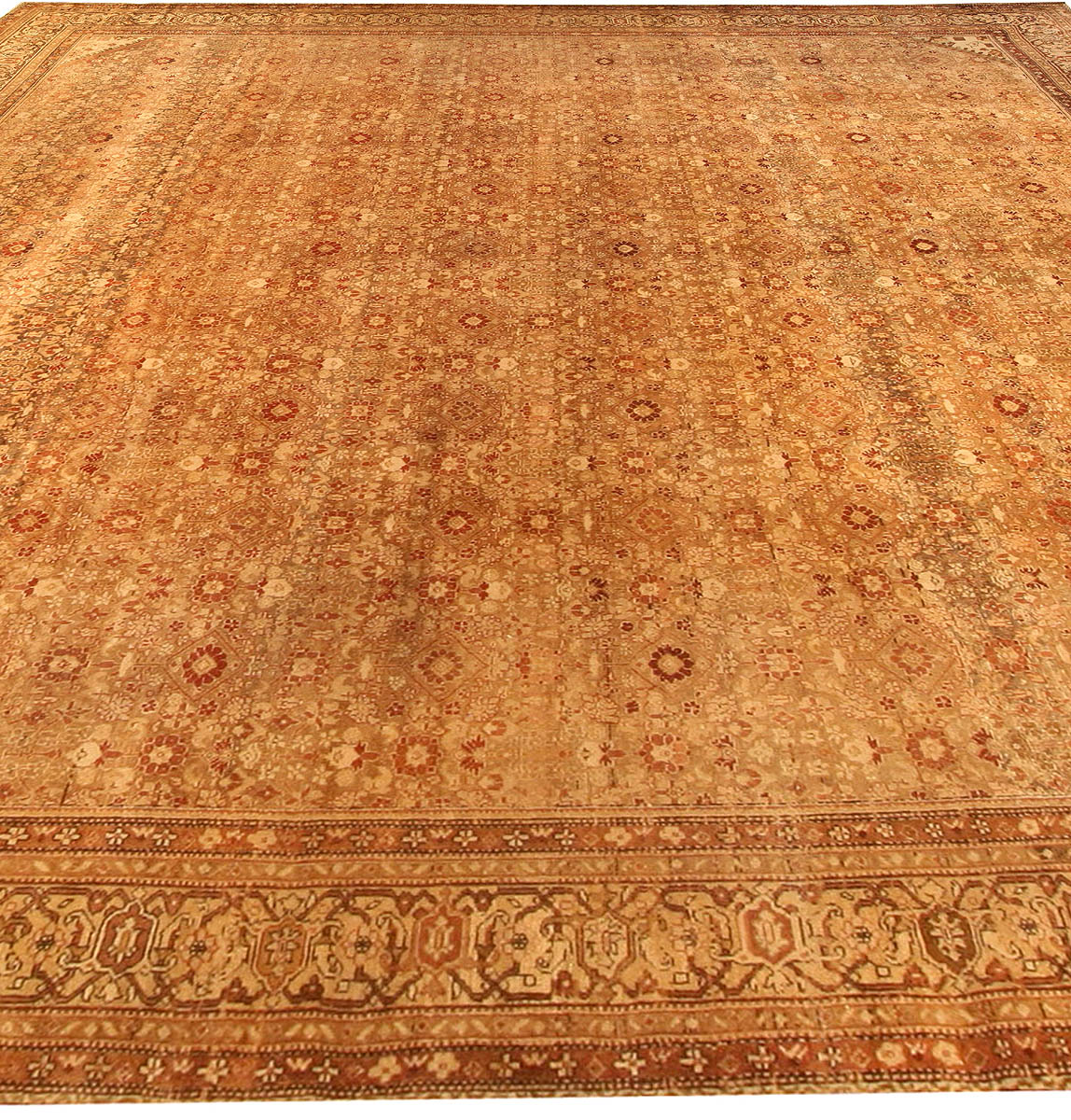 Fine Antique Indian Amritsar Rug (Size Adjusted) BB4457