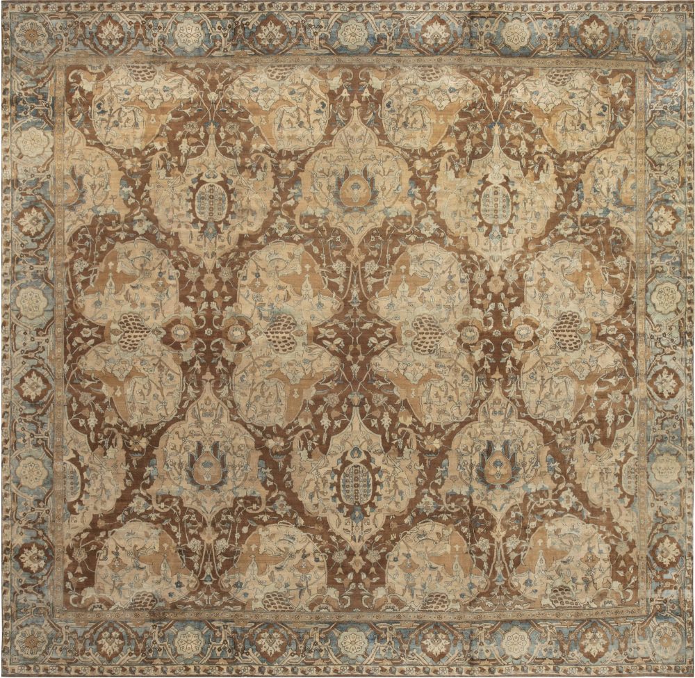 Large Antique Indian Carpet (Size Adjusted) BB5224