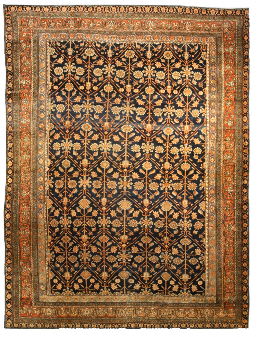 Antique Persian Heriz Carpet BB4077