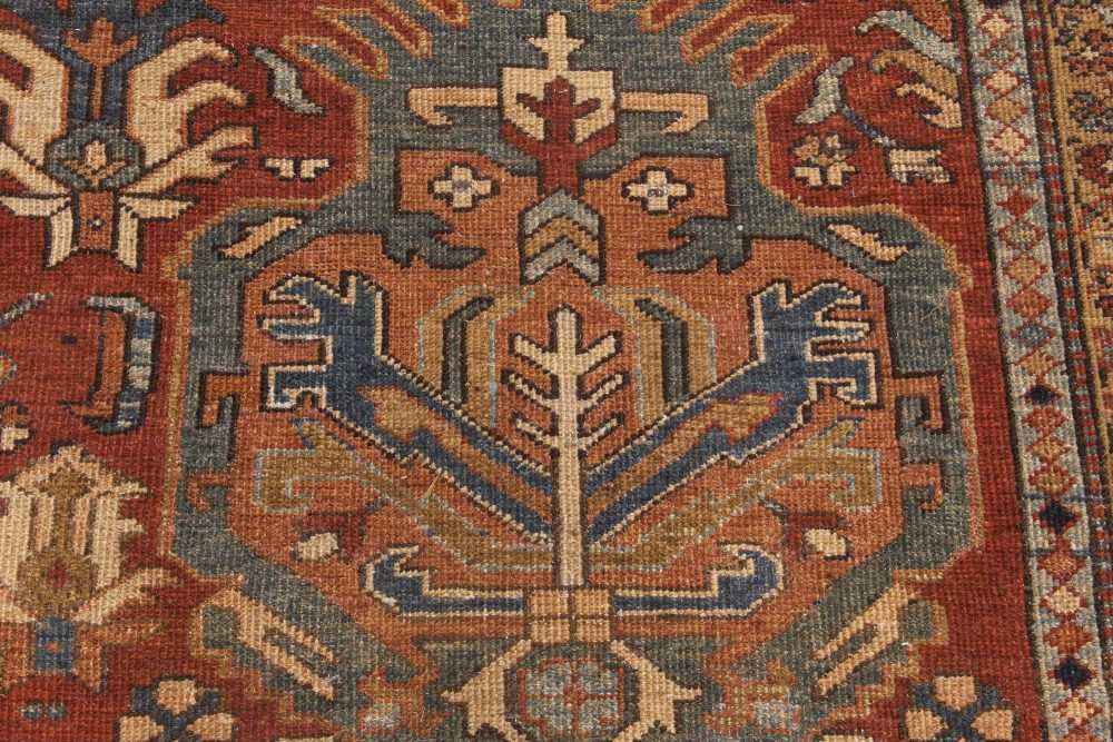 Antique Persian Heriz Rug BB2956