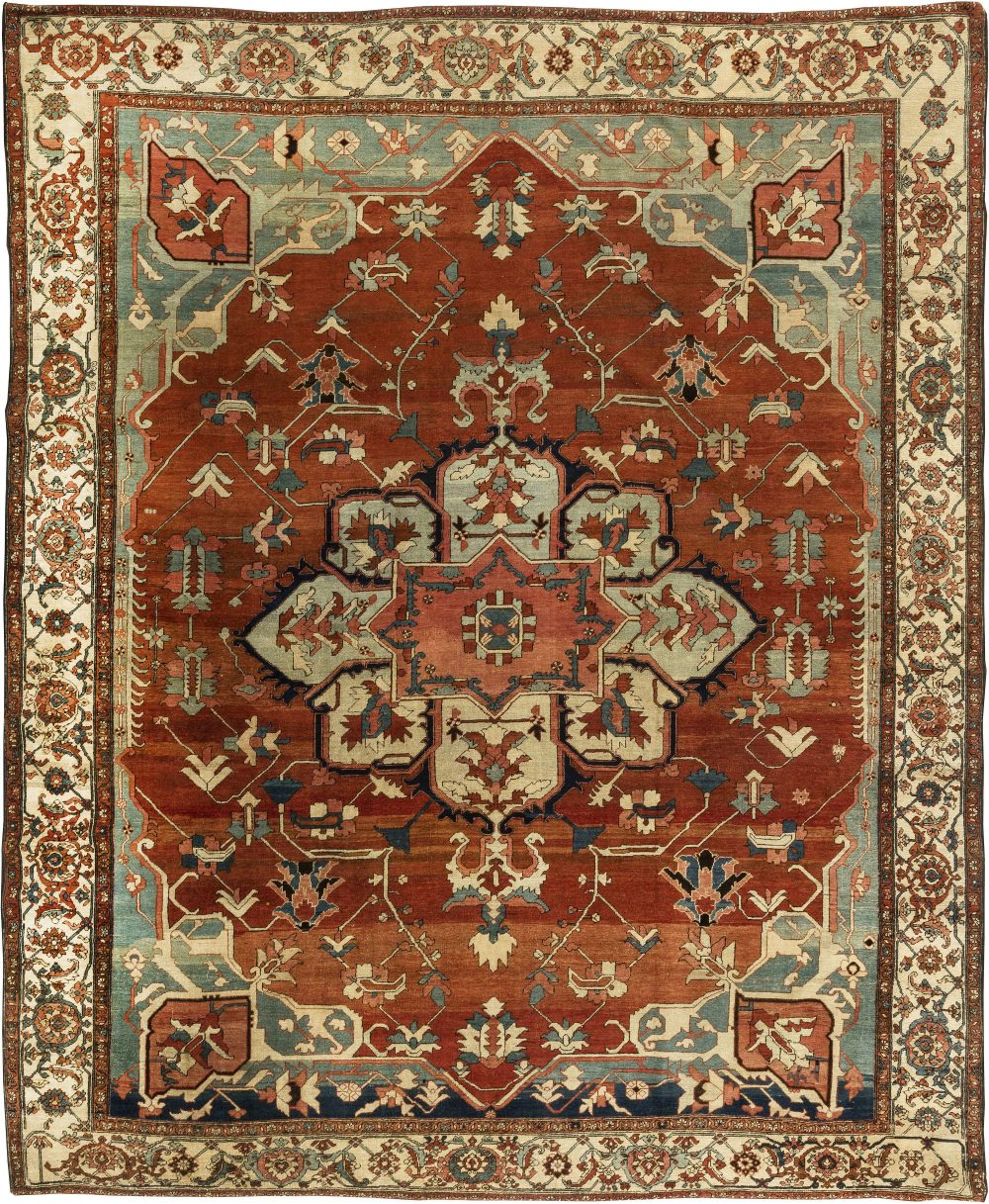 Persian Heriz Rug BB6354