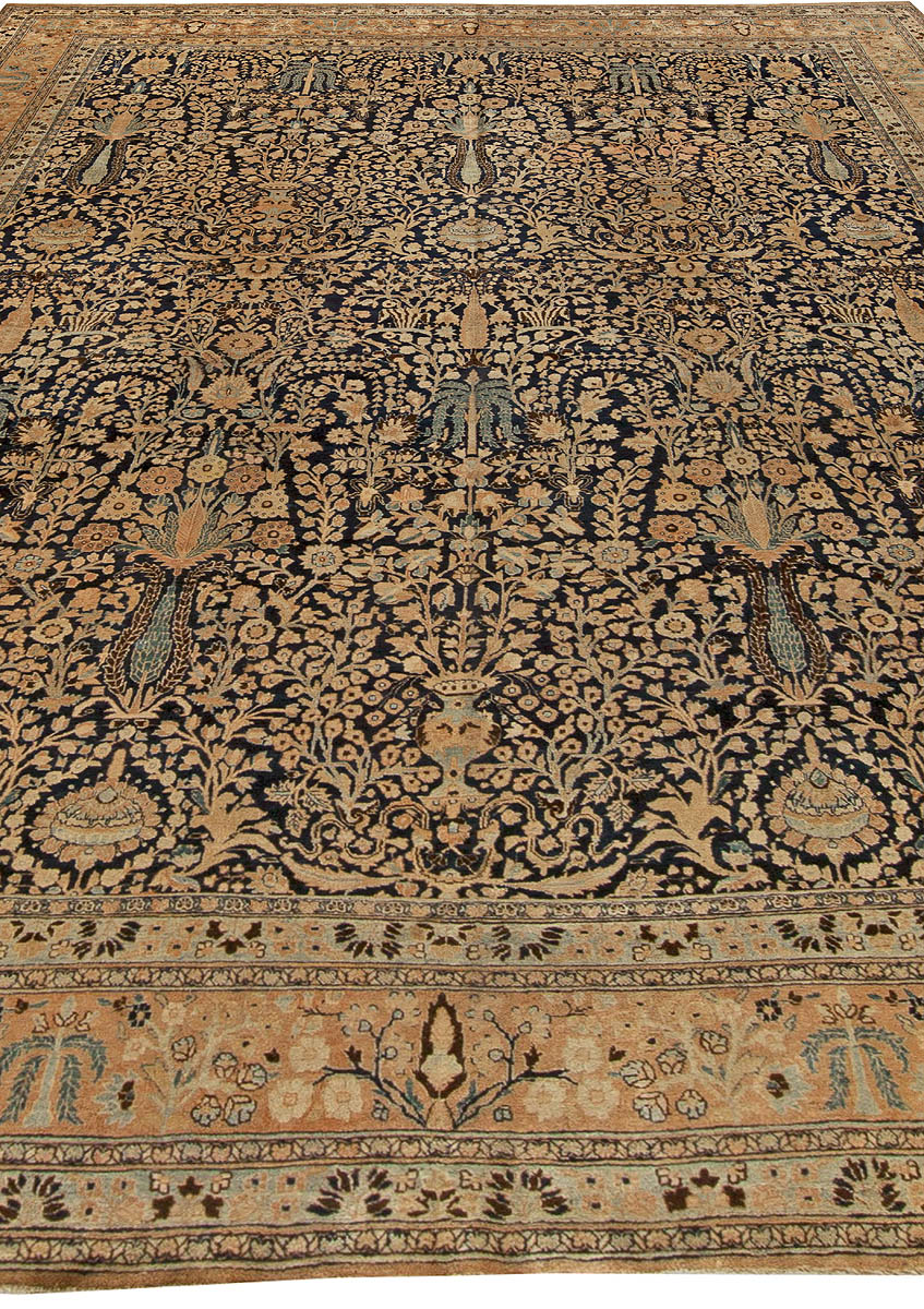 Fine Antique Persian Khorassan Handmade Wool Rug BB5667