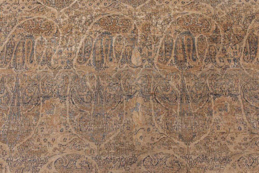 Large Vintage Persian Kirman Handmade Wool Rug BB4313