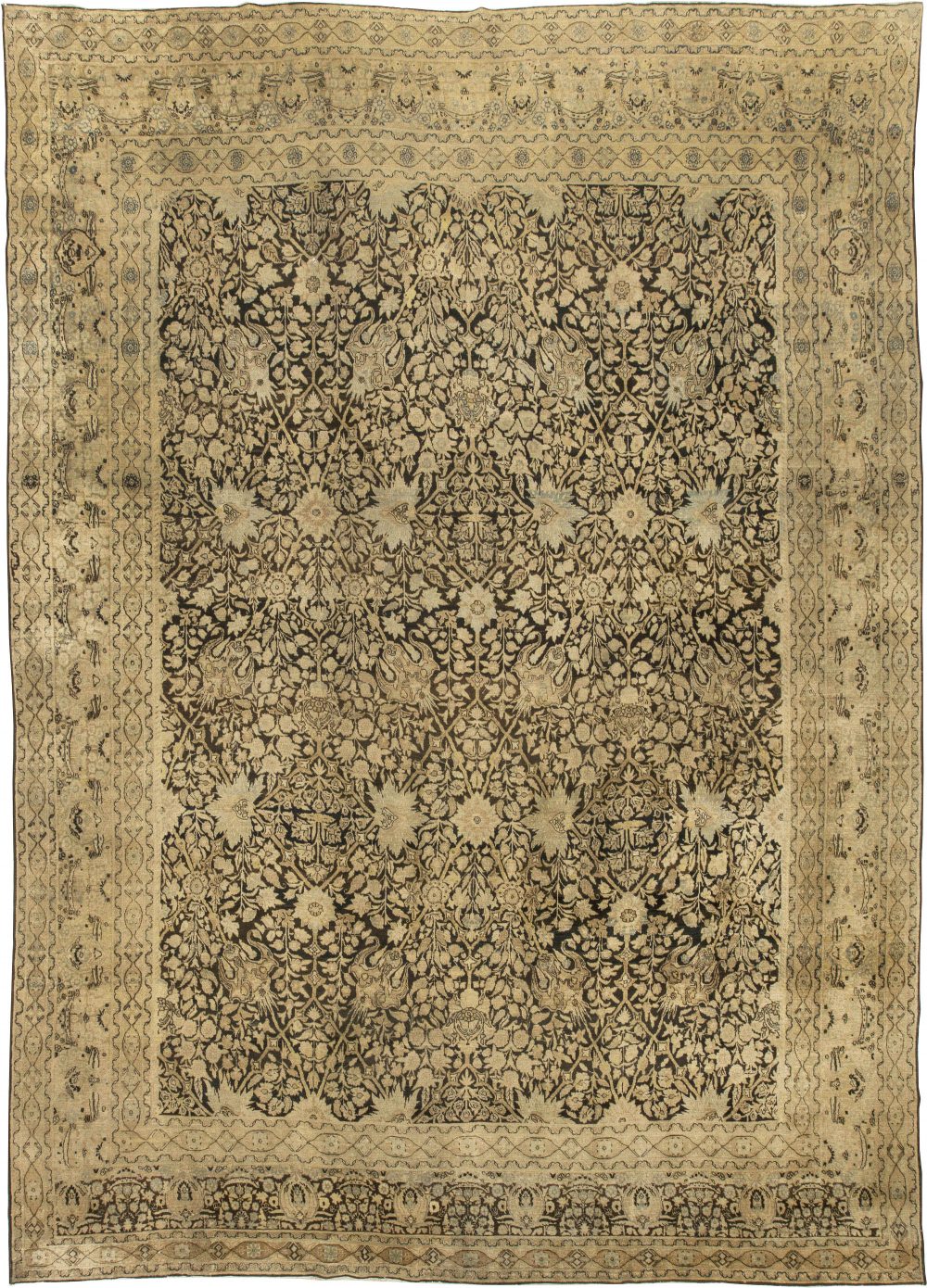 Antique Persian Tabriz Rug BB4355