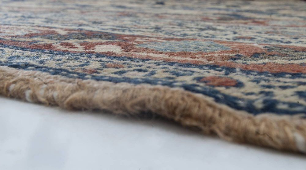 Authentic Persian Malayer Botanic Handmade Wool Rug BB2791