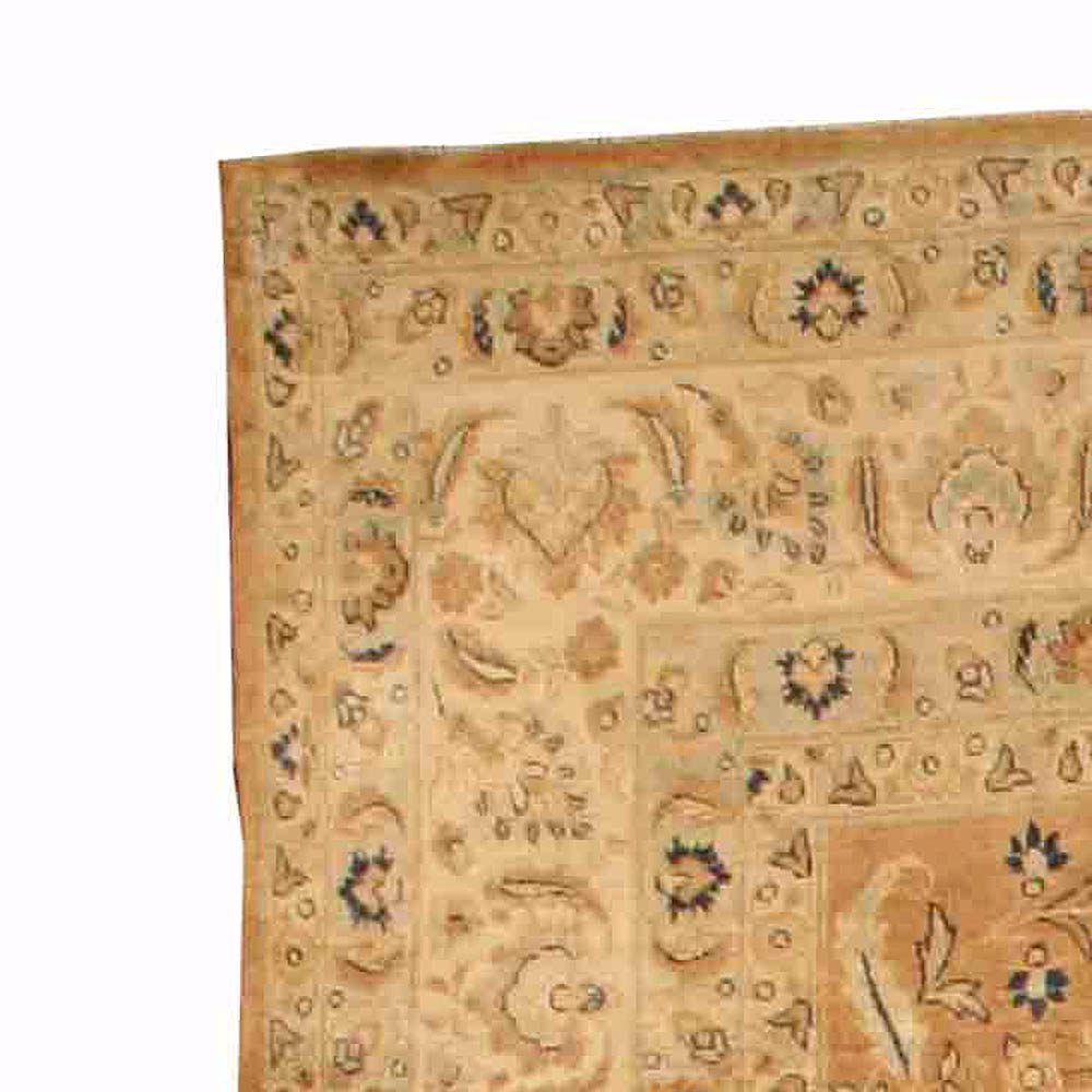 Fine Antique Persian Meshad Handmade Wool Rug BB4501