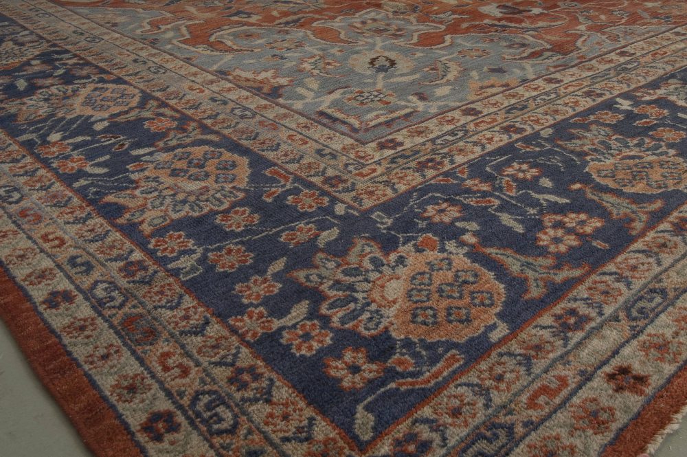 Antique Persian Sultanabad Red Handmade Wool Rug BB4924