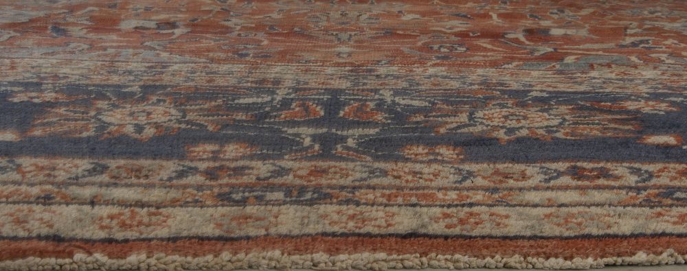 Antique Persian Sultanabad Red Handmade Wool Rug BB4924