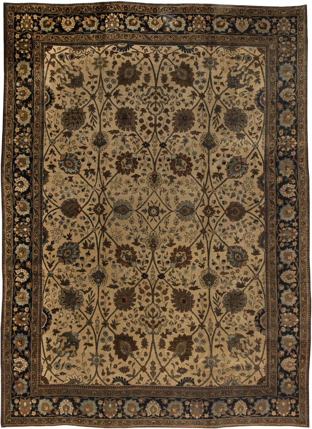 Antique Persian Tabriz Rug BB4669