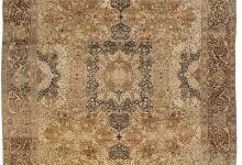 Oversized Antique Persian Tabriz Carpet BB0917