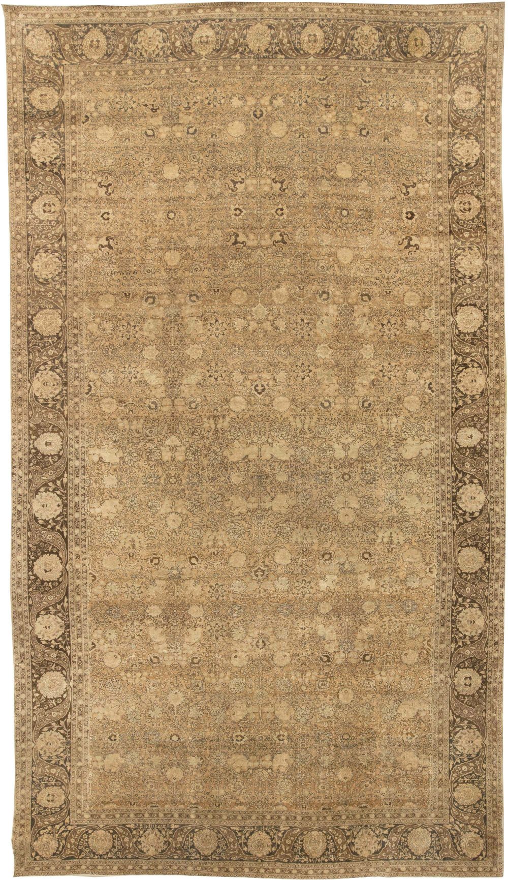 Authentic 19th Century Persian Tabriz Rug BB3618