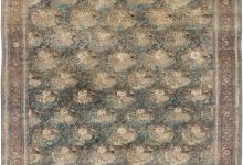 One-of-a-kind Antique <mark class='searchwp-highlight'>Persian</mark> Tabriz Botanic Handmade Wool Carpet BB3950