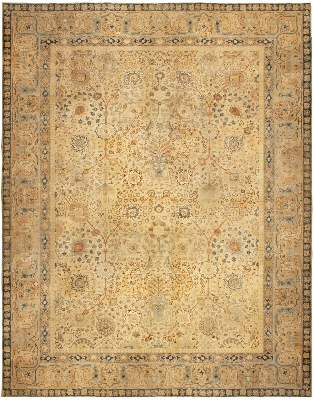 Antique Persian Tabriz Rug BB4938