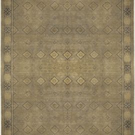 Early 20th Century Turkish Sivas Diamond Grid Design Handmade Wool Rug BB5112