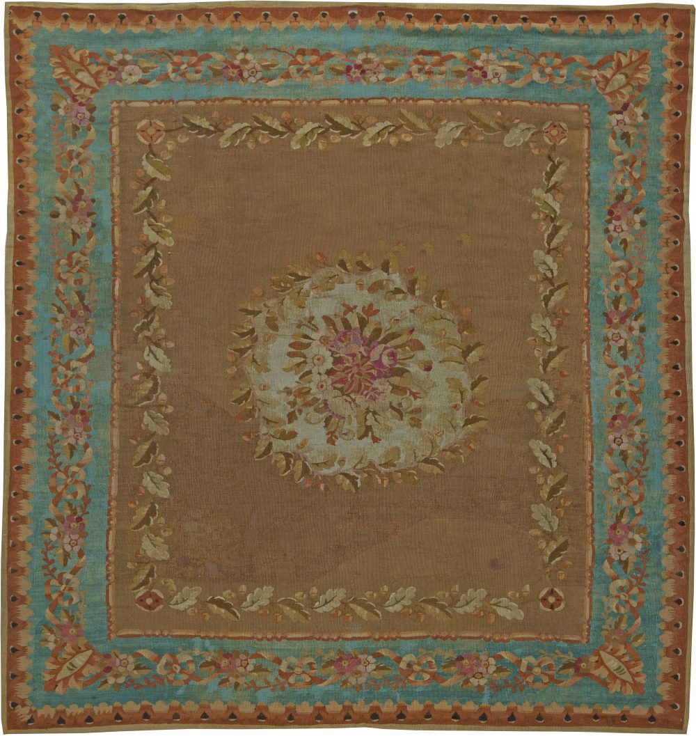 Antique French Aubusson Rug BB6149