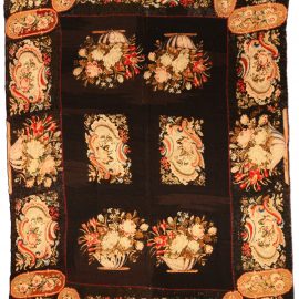 Antique Needlepoint Rug (fragment) BB4432