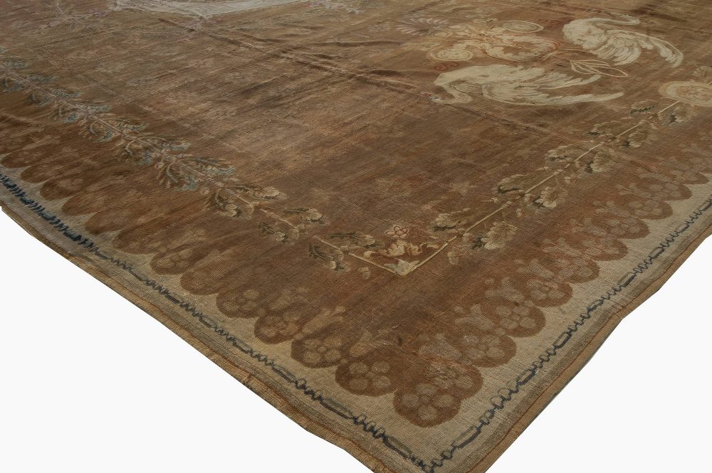 Oversized Antique French Directoire Savonnerie Carpet BB5178