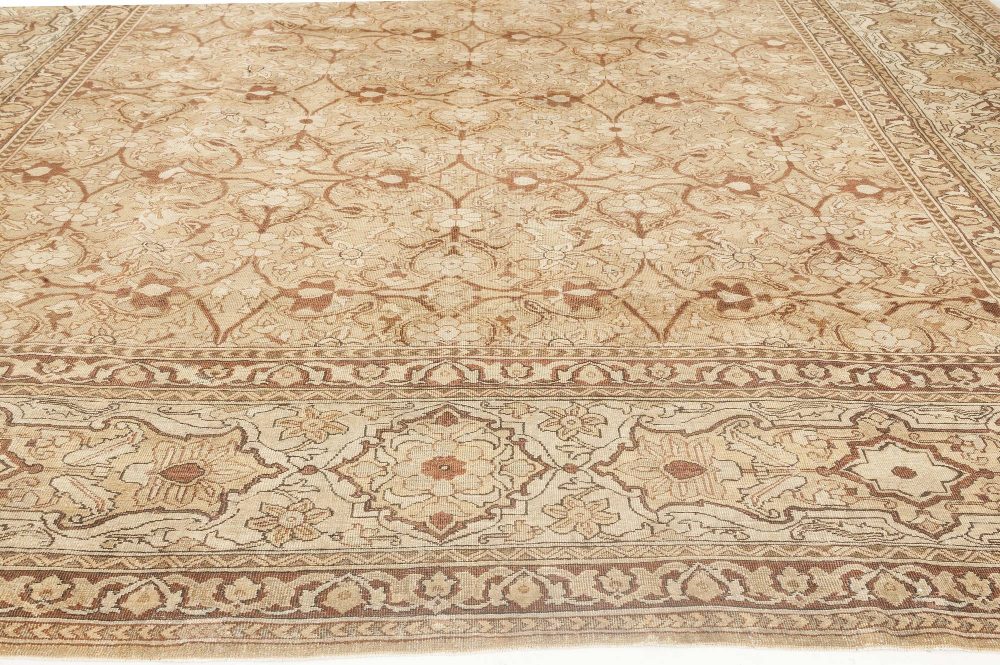 Vintage Indian Amritsar Botanic Handmade Wool Rug BB3992