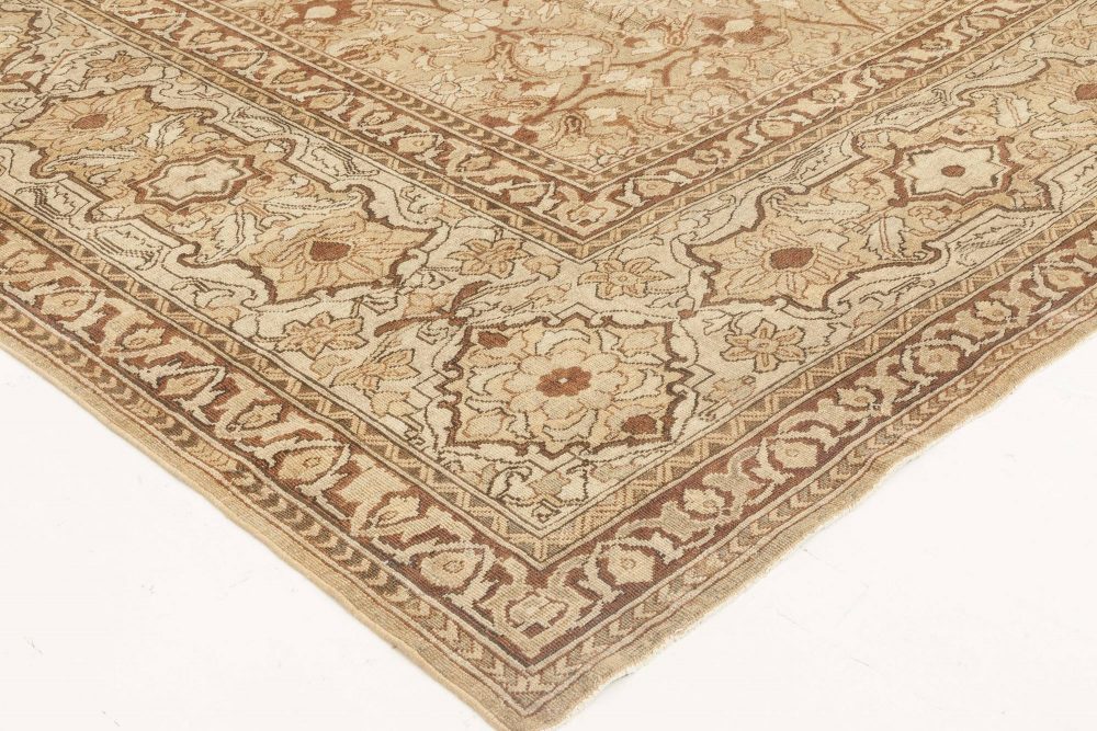 Vintage Indian Amritsar Botanic Handmade Wool Rug BB3992