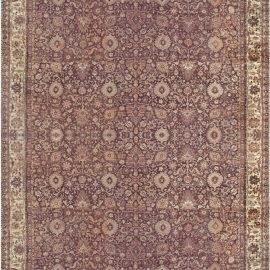 Oversized Antique Indian Amritsar Handmade Wool Carpet BB2996