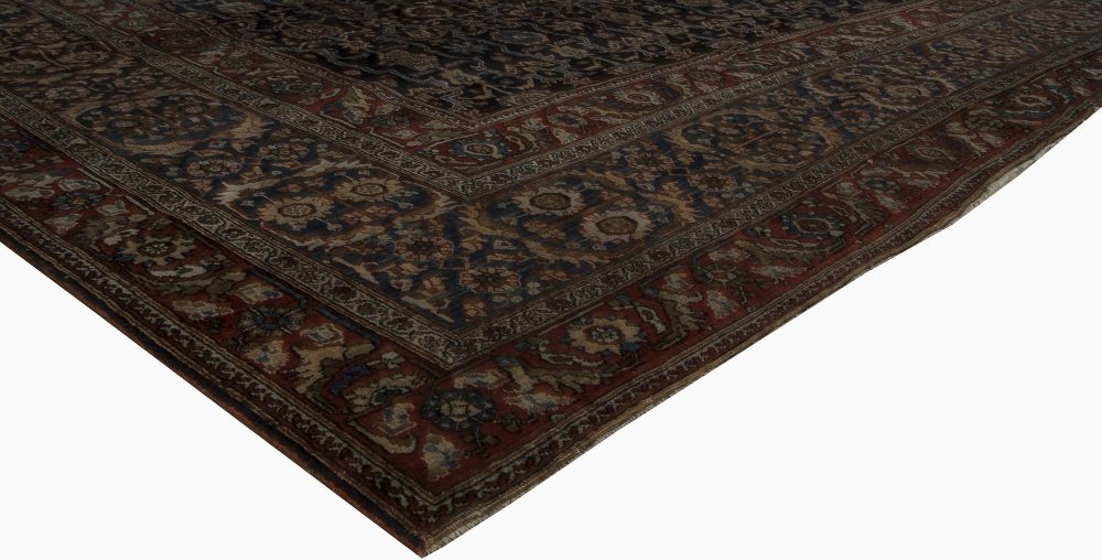 Fine Antique Persian Feraghan Botanic Hand Knotted Wool Rug BB0501
