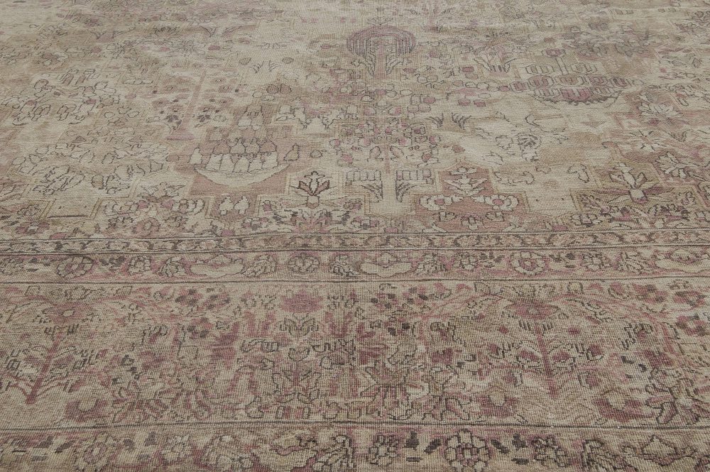 Authentic Persian Kirman Hand Knotted Wool Rug BB3999