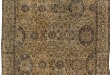 Oversized Authentic 19th Century Persian Kirman Handmade Wool Carpet BB0940