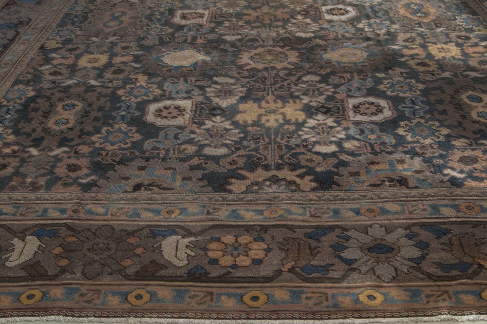 Authentic 19th Century Persian Sultanabad Handmade Wool Rug BB4642