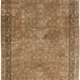 Antique Persian Tabriz Handmade Wool Carpet BB2429