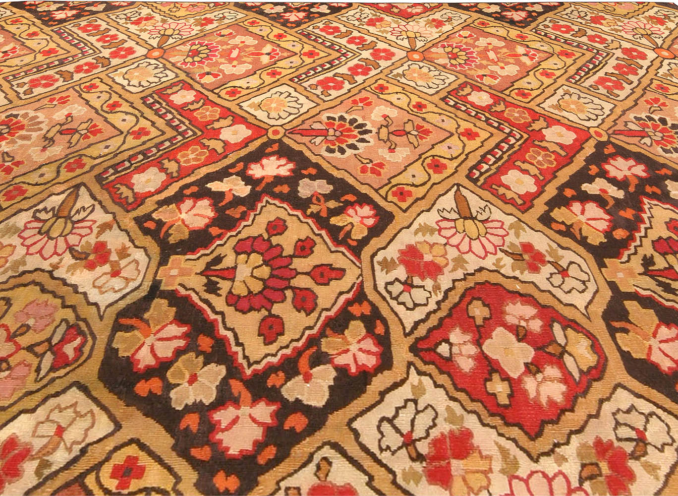 Authentic 19th Century Russian Bessarabian Carpet “Fragment” BB4431