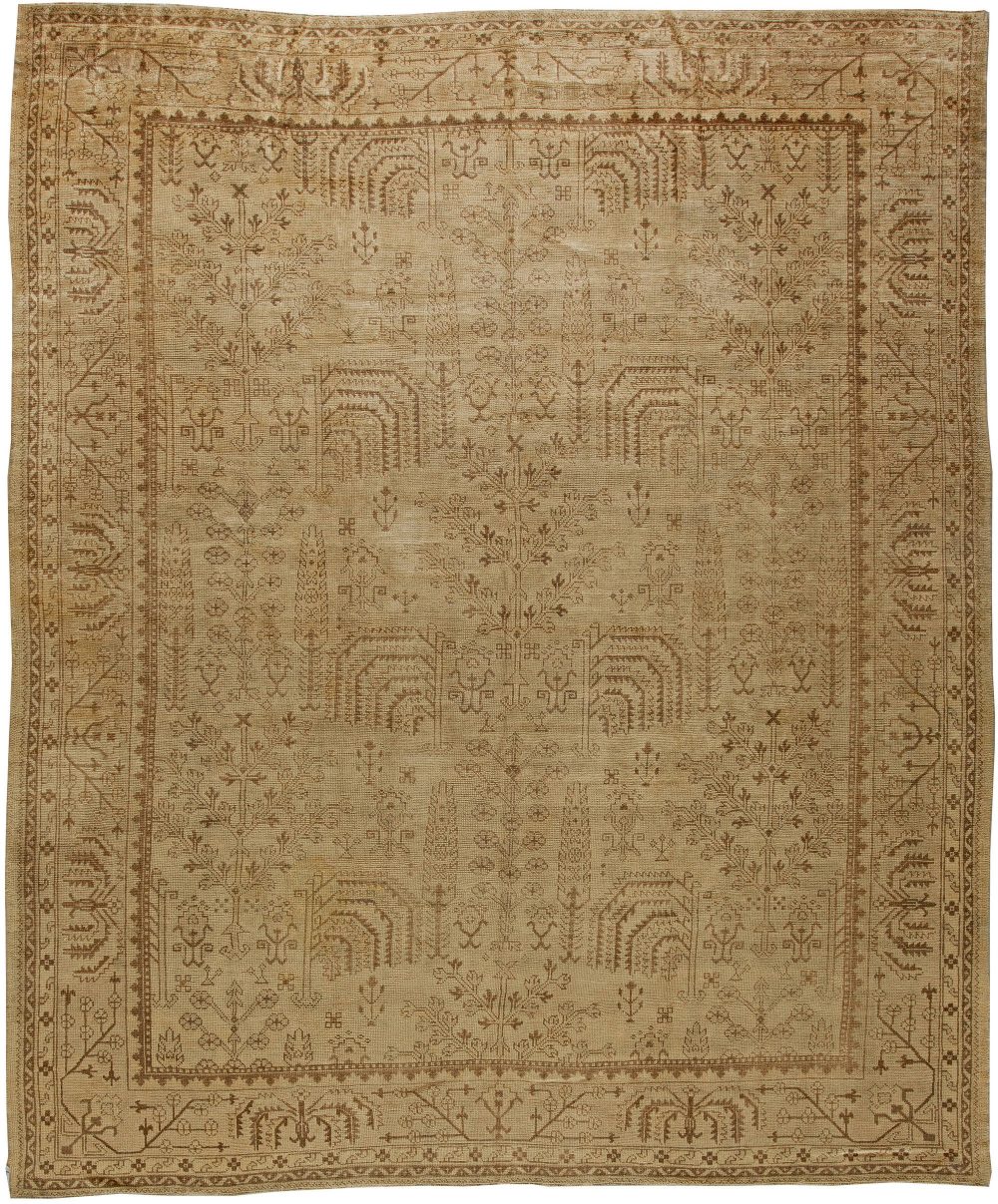 Antique Turkish Oushak Rug BB5651