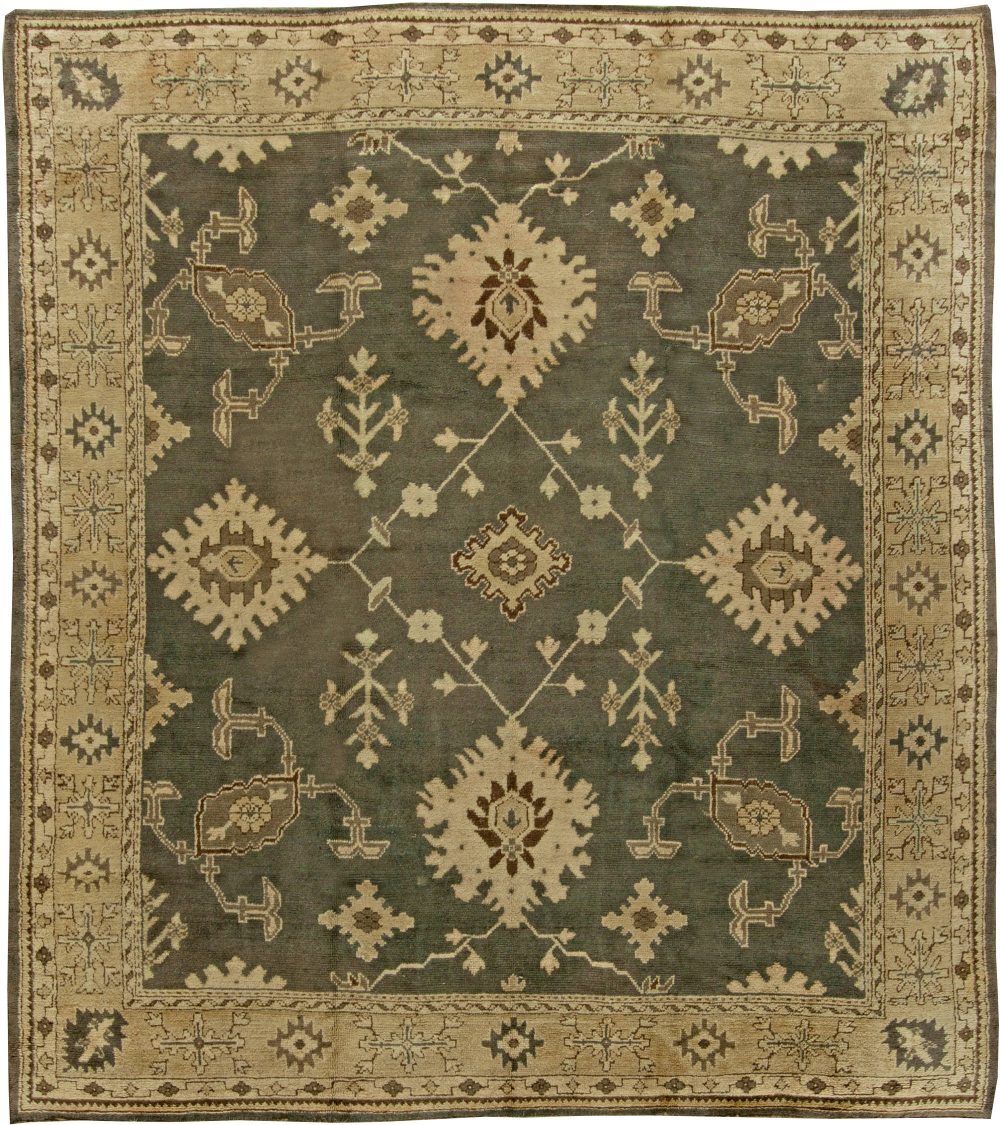 Antique Turkish Oushak Rug BB6101