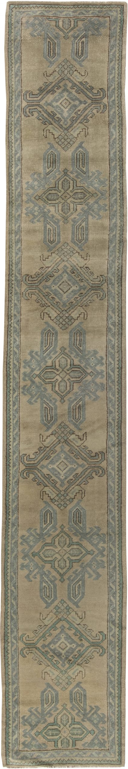 Antique Oushak Runner BB6491