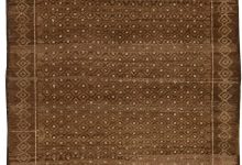 Antique Turkish Oushak Runner BB5451
