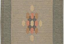 Vintage <mark class='searchwp-highlight'>Swedish</mark> Flat-Weave Wool Rug Signed by Ingegerd Silow BB5615