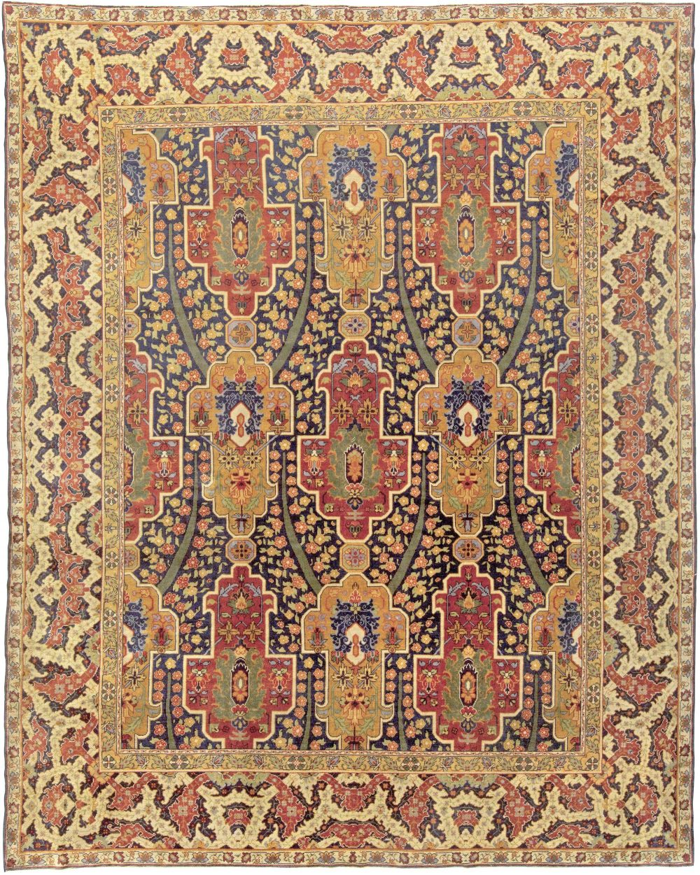 Turkish Hereke Antique Rug BB5914