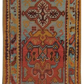 Antique Turkish Oushak Runner BB5426