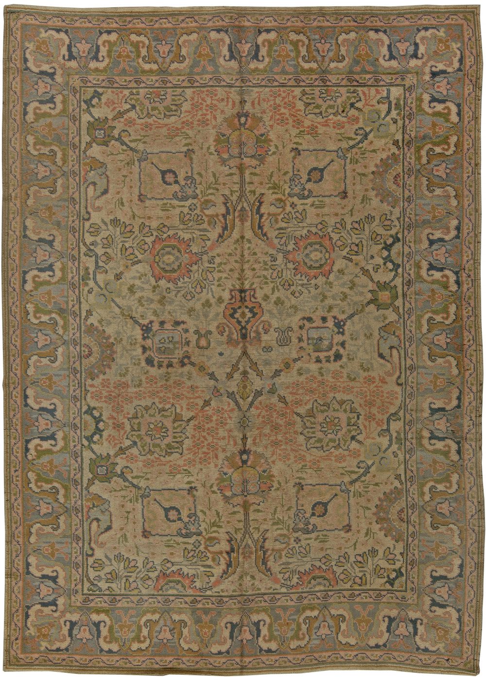 Turkish Oushak Rug BB5511