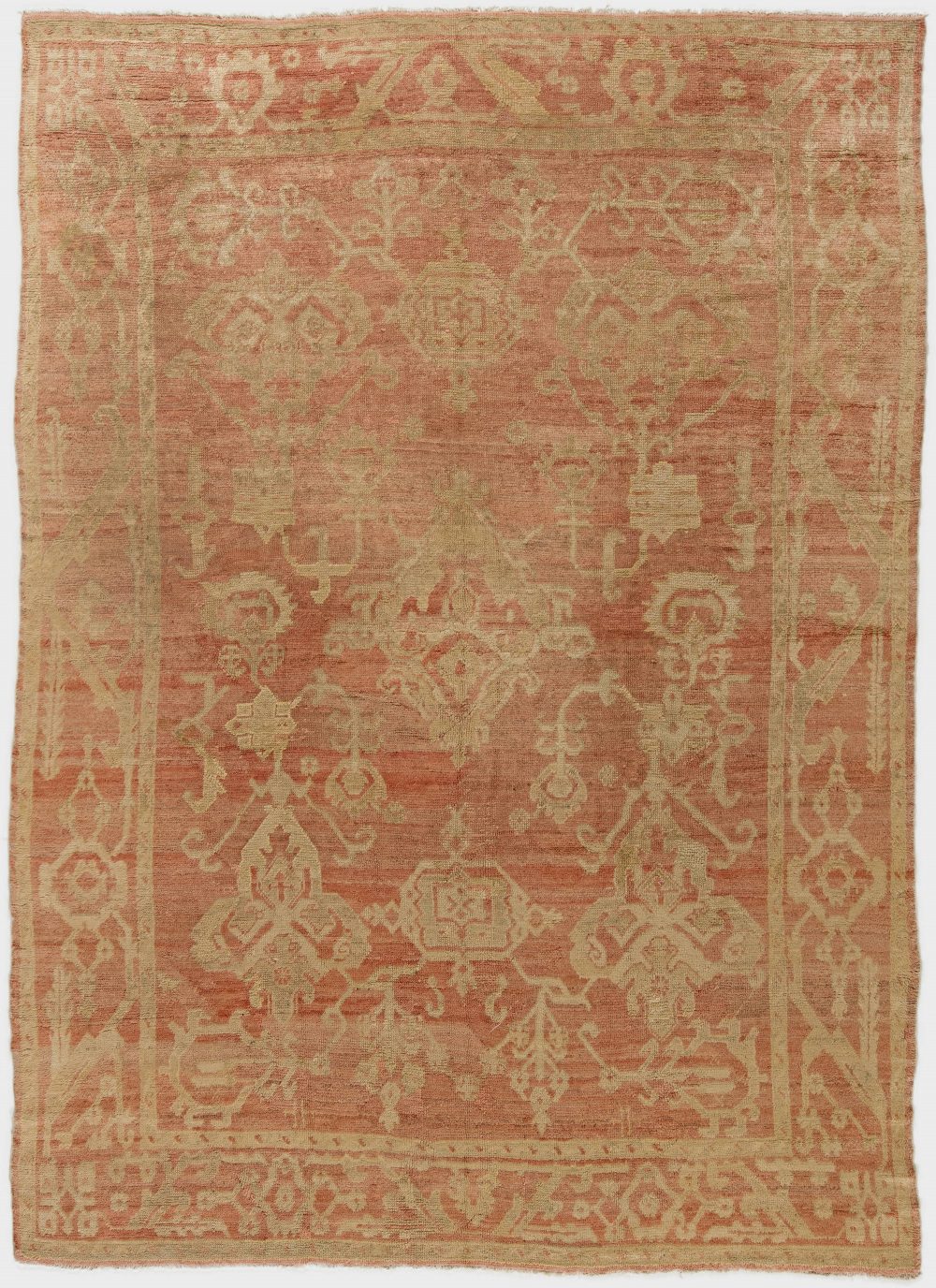 Antique Turkish Oushak Rug BB6258