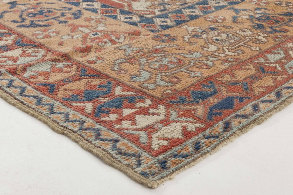 Mid-20th Century Handmade Moroccan Rug with Tribal Design BB6353