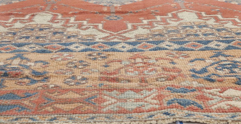 Mid-20th Century Handmade Moroccan Rug with Tribal Design BB6353