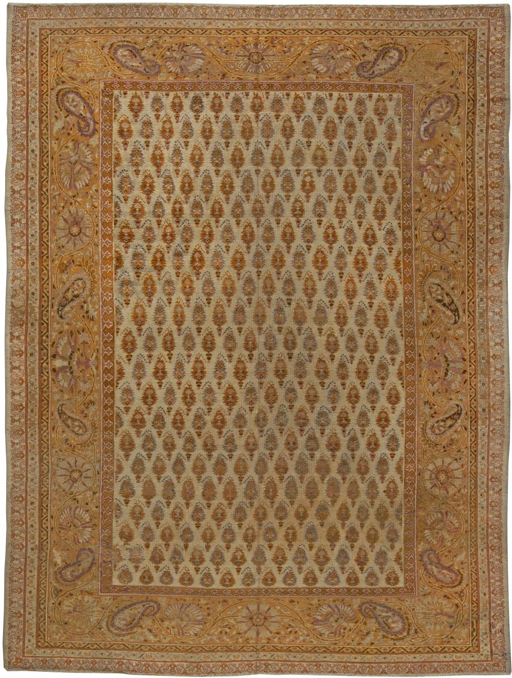 Antique Indian Amritsar Rug BB5660