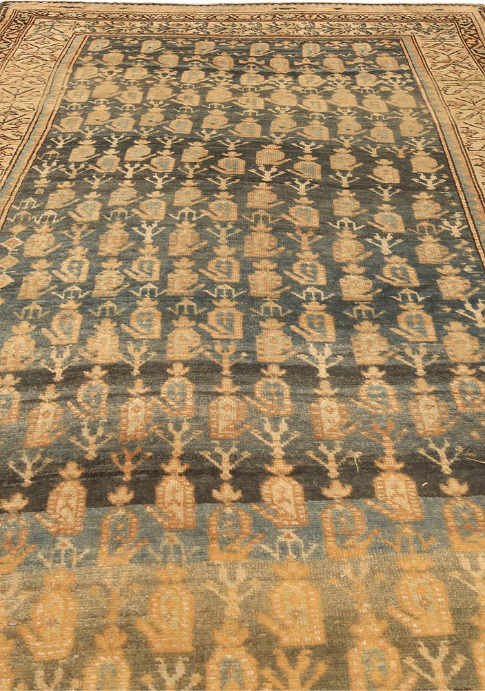 Antique Persian Malayer Abstract Rug BB5185