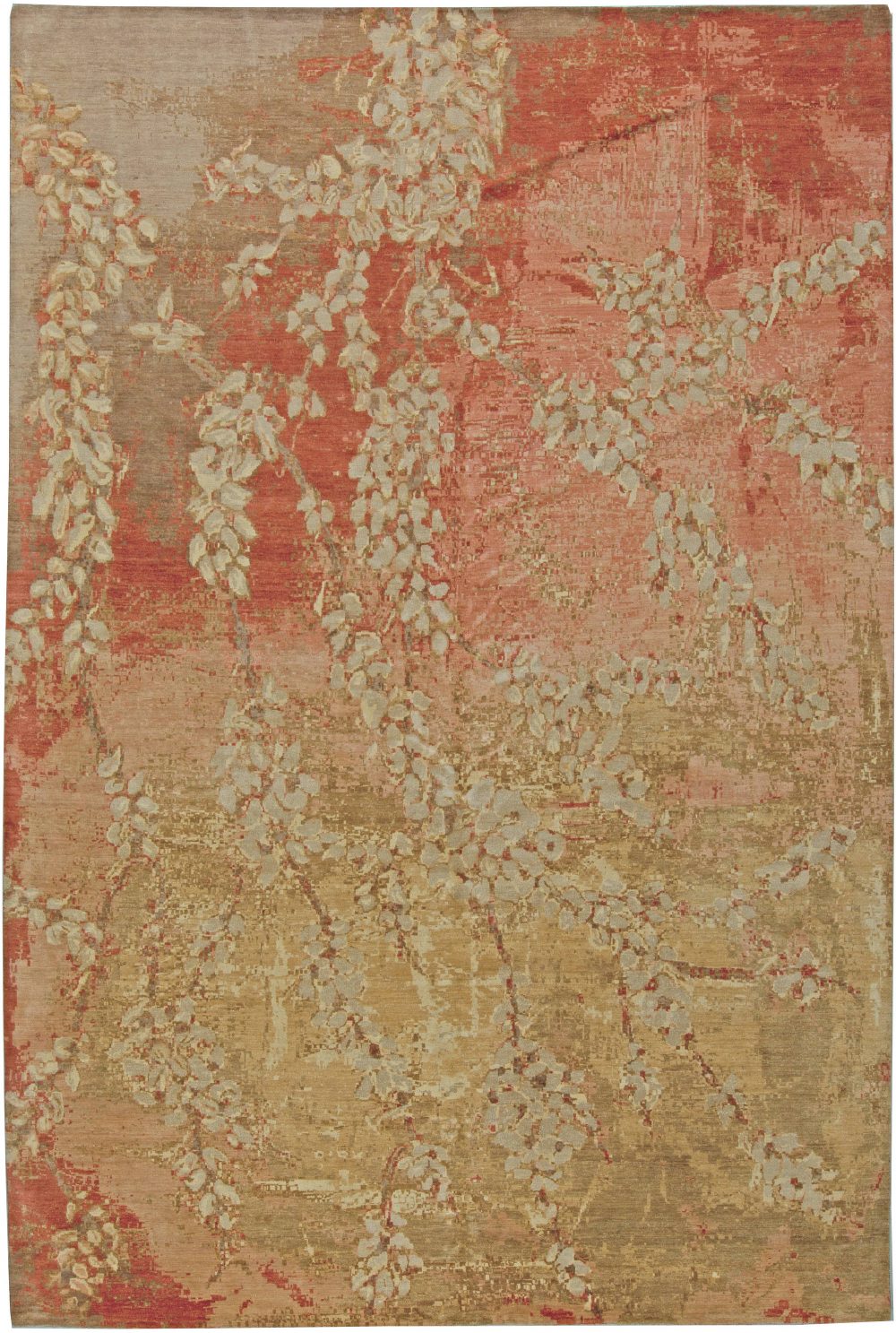 Doris Leslie Blau Collection High-Quality Art Deco Style Handmade Wool Rug N11058