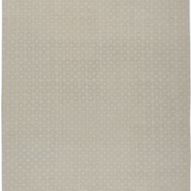 Samarkand Hand-Knotted-Design Radiant Constellation Light Gray Handmade Wool & Silk Carpet “Circular” N11059