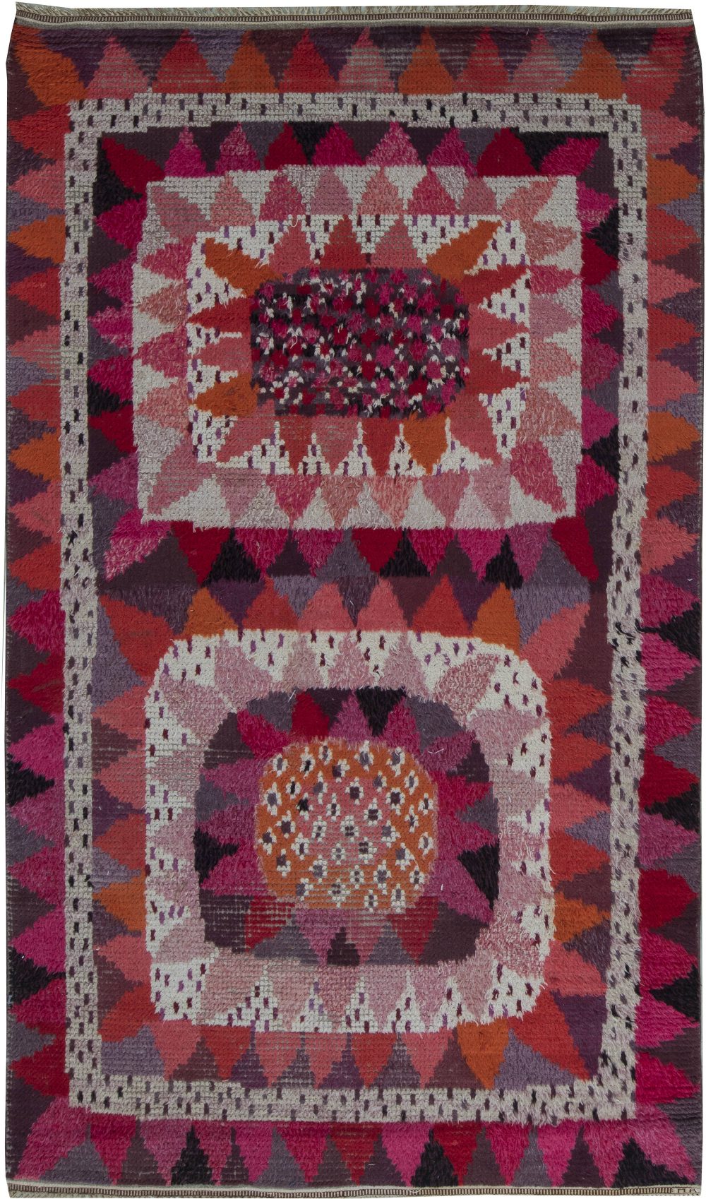 Solrosen Rya Rug by Marianne Richter in MMF Workshop (Size Adjusted) BB6362