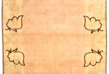 One-of-a-kind Early 20th Century Chinese Art Deco Handmade Rug BB4042
