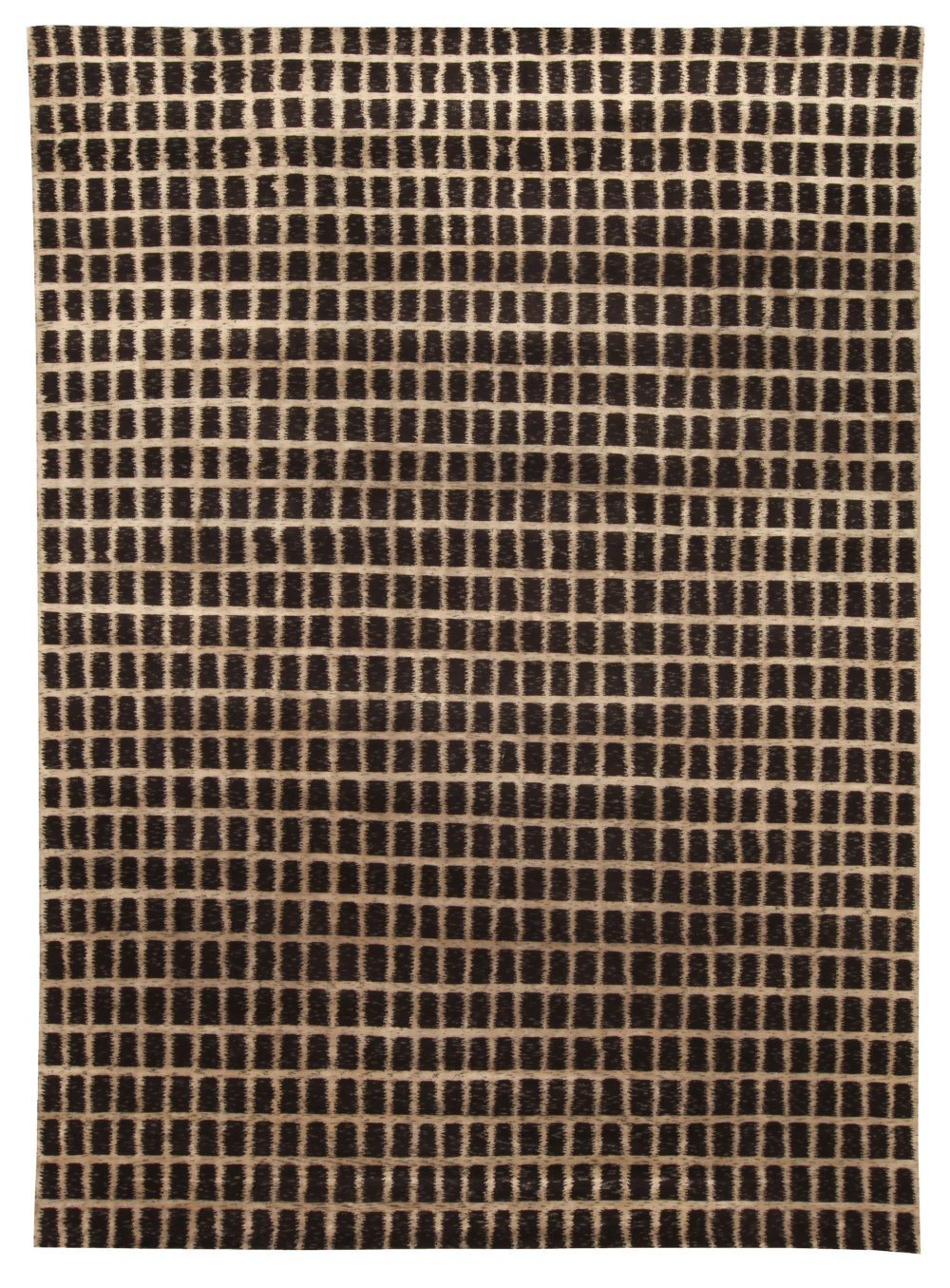 Doris Leslie Blau Collection Geometric Black Magic Rug N10358