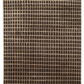 Doris Leslie Blau Collection Geometric Black Magic Rug N10358